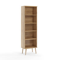 Bücherregal BOHO auf hohen Beinen - Gold Craft Oak