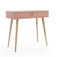 Konsole / Schminktisch mit schubladen BOHO + Soft-close - Natürliches Rosa